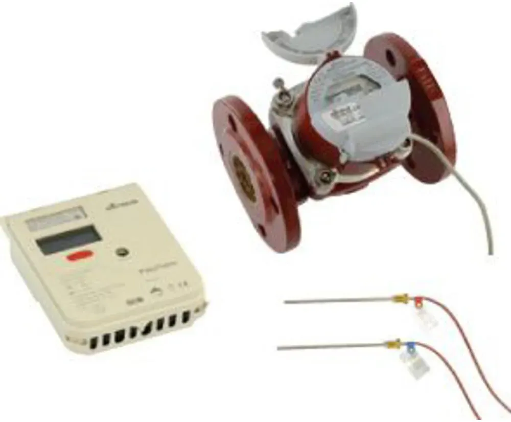 Wärmezähler POLLUTHERM HB/FB/SB PT500 DN100 Qp 60 FL BL 250 mm Nr. PTHHK640