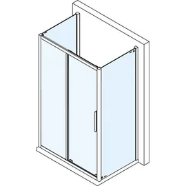 Polysan EASY LINE U-Kabine links 100 x 80 cm 3215-SET