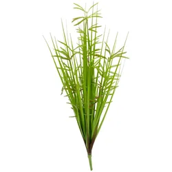 Kunstpflanze Grasbusch 70 cm Kunststoff Grün