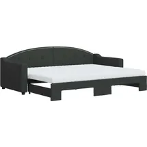 vidaXL Tagesbett 80 x 200 cm Schwarz