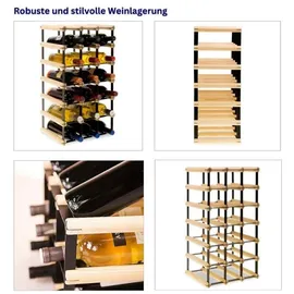 Proregal Weinregal 62,5 x 32,5 x 24,5 cm Natur