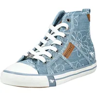 Mustang Shoes Damen High Sneaker Blau 38