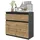 OEM NOAH 80 x 0 x 0 cm Anthrazit/Eiche