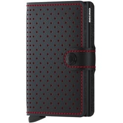 Secrid Miniwallet Perforated Black - Red