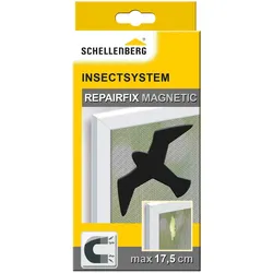 Schellenberg Magnet Reparatur-Set für Fliegengitter | Repariert Gewebe-Risse in 3 Sekunden