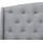 Beliani Polsterbett 140 x 200 cm Hellgrau
