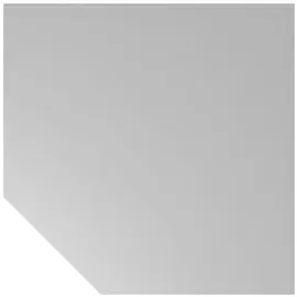 Hammerbacher Verkettungsplatte trapezform 120x120cm mit Fuß Grau/Graphit