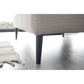 KAWOLA Relaxsessel CARA Feincord 75 x 70 x 150 cm Beige