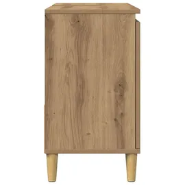 vidaXL Waschbeckenunterschrank Artisan-Eiche 65x33x60 cm Holzwerkstoff