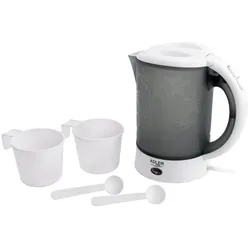 Adler AD 1268 Wasserkocher, 0,6 Liter, 600 Watt, aus Kunststoff für Camping und Reisen