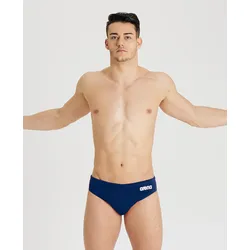 Badehose Slip Herren Team Wasserball Einfarbig - Navy-white - 3