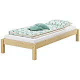 Erst-Holz Stapelbett 90 x 200 Kiefer Massiv ohne Zubehör Modell 48