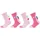 CAMANO Cosy Fancy Application Socken 4 Paare Rosa 35-38