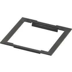 Einbauplatine Datentechnik Unterflur für 45er Spur schwarz