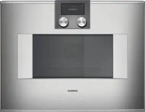 Gaggenau BM450110 Mikrowellen-Backofen 36l Serie 400 Edelstahl Türanschlag re...