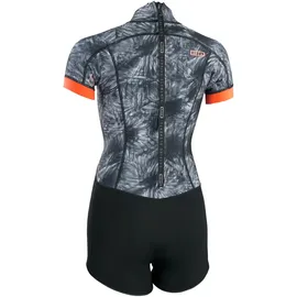 ION Shorty-Neoprenanzug Amaze Schwarz/Flowers M
