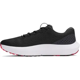 Under Armour Charged Surge 4 Herren Black/Anthracite/Racer Red 45,5
