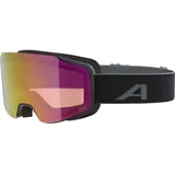 Alpina Taos Q-Lite Skibrille (Größe M, schwarz)