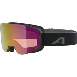 Alpina Taos Q-Lite Skibrille (Größe M, schwarz)