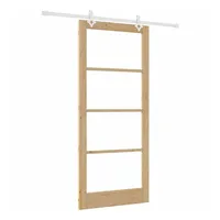 vidaXL Schiebetür rechts 93 x 211 cm Braun