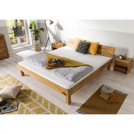 Massivmoebel24 TomMe 180 x 200 cm Wildeiche Beige