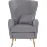 Guido Maria Kretschmer Home & Living Sallito Microfaser 76 x 85 x 109 cm grau