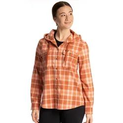 Klim Ginny Mountain, Kapuzenhemd Damen - Orange/Beige - XS
