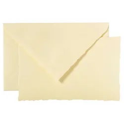 G.Lalo 5x Lalo, Korrespondenzset Mode de Paris, 97x152mm und 100x158mm - Elfenbein 25216L