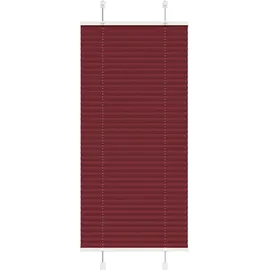 vidaXL Plissee Bordeauxrot 60x100 cm Stoffbreite 59,4 cm Polyester