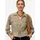 Vero Moda Langarmbluse VMKATIE LS SHIRT WVN NOOS Materialmix grau XL (42/44)