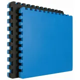 Eyepower XL Trainingsmatte mit Rand 90 x 90 x 2,5 cm Schwarz