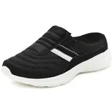 VIVANCE Sabot Damen schwarz/weiß Gr.41