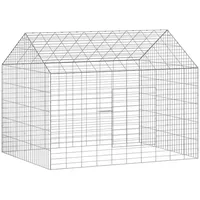 VidaXL Kleintierkäfig Hasenkäfig 400 x 78 x 78 cm