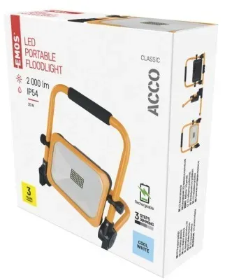 EMOS ZS2822 LED Strahler ACCO  | 20W integrierte LED-Quelle | 2000lm | 6500K