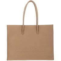 Coccinelle Coccinelle, Myrtha Maxi Logo, Shopper, beige