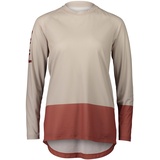 POC Mtb Pure Ls Jersey T-Shirt, Light Sandstone Beige/Himalayan Salt, L
