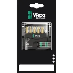 WERA Bit-Check 12 Wood 1 SB, 12-teilig