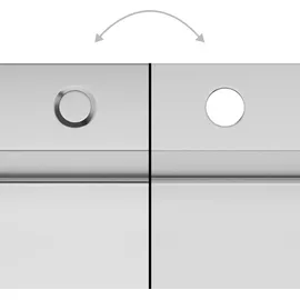 vidaXL Handgemachte Einbauspüle Edelstahl - vidaXL