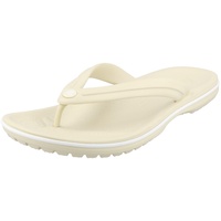 Crocs Zehentrenner, - Beige,Weiß - 37/38