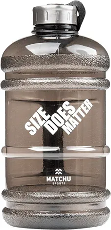 Matchu Sports Mega Wasserflasche - 2200ml - 26cm - Ø 12.5cm - BPA-freier Propylenkunststoff
