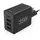 Hama Schnellladegerät 1x USB-C PD 3x USB-A Mini-Ladegerät 35W Schwarz