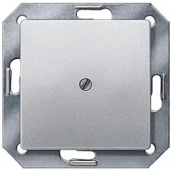 Siemens 5TG1250 DELTA i-system Blind-Abdeckplatte, aluminiummetallic