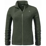 Schöffel ZipIn Fleece Oberau L Damen Wanderjacke (Dunkelgrün 36 Größe)