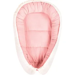 Babynest rosa / beige 55 x 90 cm EREB