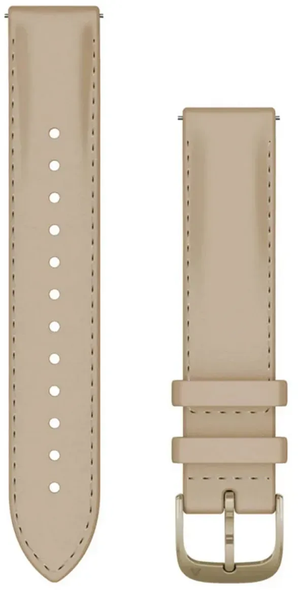 Schnellwechsel-Armband 18mm Leder-Beige - verfügbar ab 02.05.2024