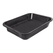OEM Tiefes Rechteckiges Emailliertes Backblech 36x28x6 cm