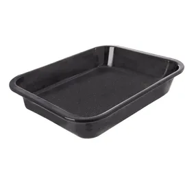 OEM Tiefes Rechteckiges Emailliertes Backblech 36x28x6 cm