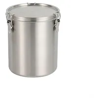 Besttoolifes Luftdichter Küchenbehälter aus hochwertigem Edelstahl für langfristige Aufbewahrung von Lebensmitteln, 2500 ml, rostfreier Premium-Behälter (1000 ml)