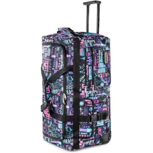 Normani Reisetasche mit 3 Rollen 80 Liter, Koffer, Mehrfarbig