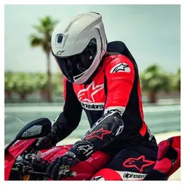 Alpinestars Supertech R10 Solid Integralhelm / Schwarz XL